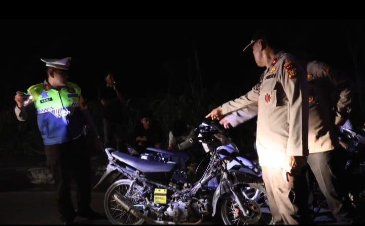 Balap Liar di Kuansing Disergap Polisi, Pelaku Kucar-kacir