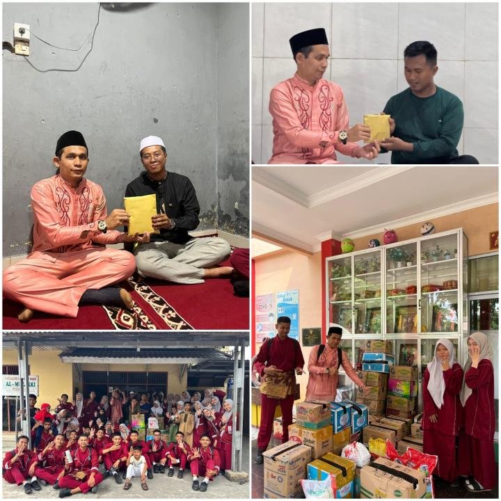 Sempena HAN ke-41, SMAN 4 Pekanbaru Bagikan Satu Pikap Sembako di Dua Panti Asuhan 