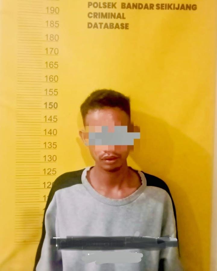 Diburu hingga ke Kebun Sawit, Pencuri Motor Ditangkap