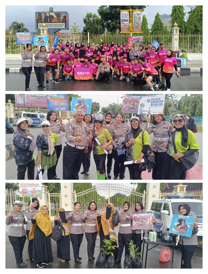 Rasakan Kenyamanan Hadirnya Polantas, Pengunjung CFD Pekanbaru Apresiasi untuk Petugas