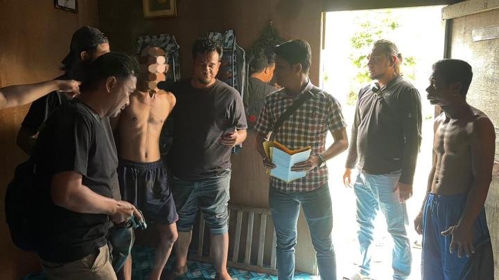 Pembakar Jaring Nelayan Ditangkap Polres Rohil, Bersembunyi di Kamar Mandi Kerabat