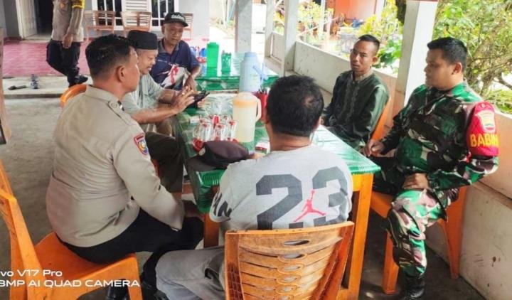 Sinergitas TNI-Polri Gelar Cooling System Suarakan Pilkada Damai di Bunut