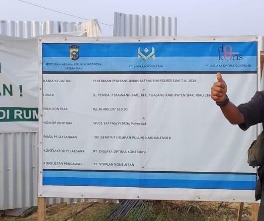 Upah Pekerja Proyek 26,4 M Satpas SIM Siak Tidak Dibayar, Cuma Dikasih Pinjaman Rp500 Ribu 