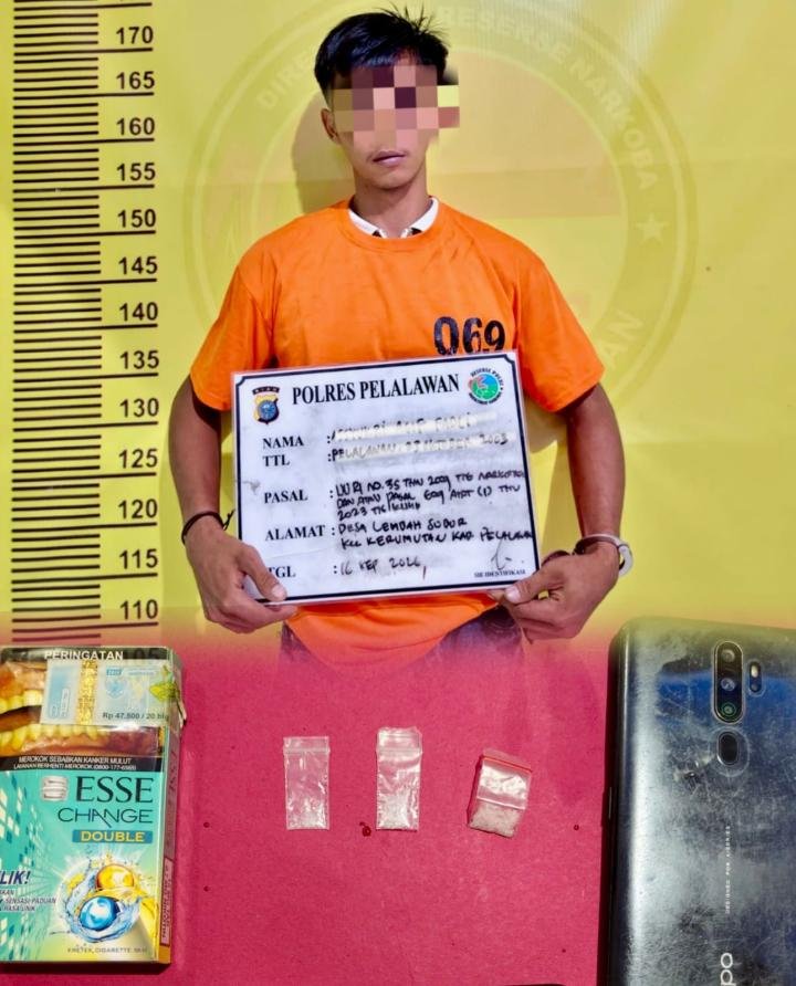 Baru Menjabat Kasat Resnarkoba, Iptu Rudi Langsung Pimpin Penangkapan Pengedar Sabu 