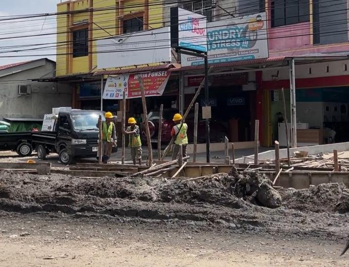 Tanggulangi Banjir di Dharma Bakti, Pemko Pekanbaru Bangun Drainase 1,2 Kilometer 
