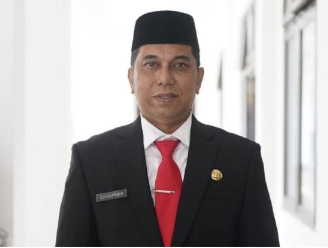 Sekda Kuansing Nyengir Saat Ditanya soal Pejabat Ganti Nomor Massal
