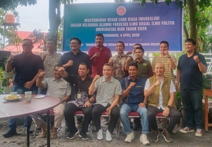 Mubeslub IKA FISIP Unri Putuskan Rahmat Gusra Gantikan Almarhum Morris Adidi Yogya