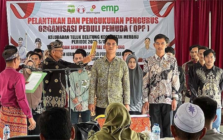 Pengurus OPP Teluk Belitung Resmi Dilantik Lurah Mashuri, Ini Pesan Camat Merbau