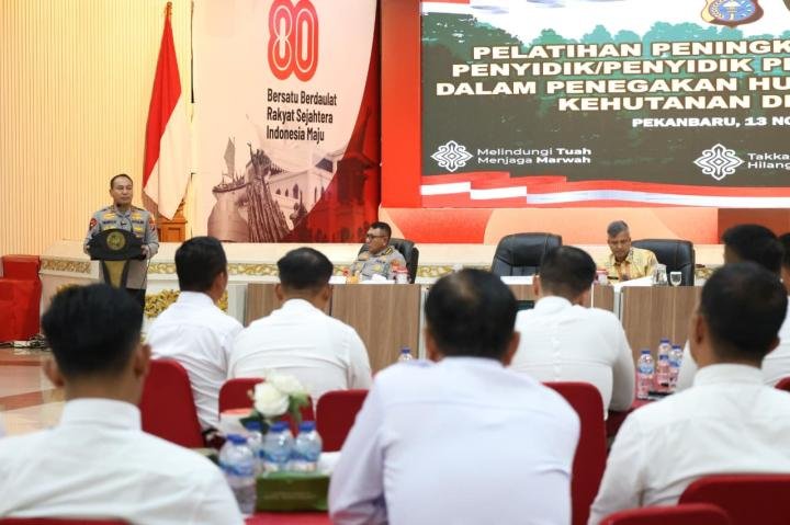 75 Persen Hutan Hilang, Kapolda Riau: Kita Harus Tegas terhadap Pelaku Perusakan Hutan