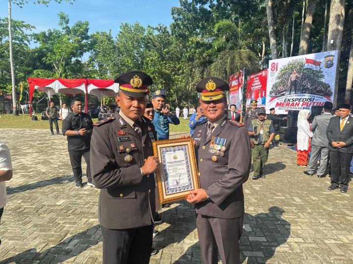 Kapolsek Teluk Meranti dan Masyarakat Raih Penghargaan, Berperan Aktif Sukseskan EMPP