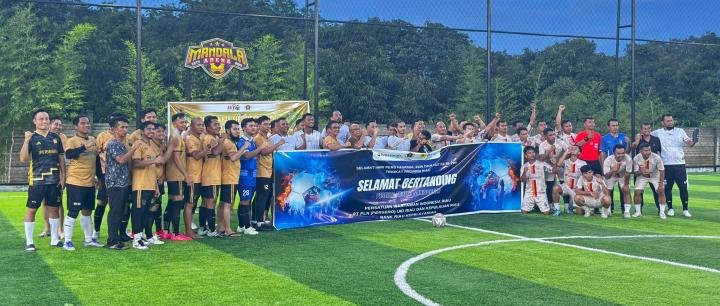 Semarakkan HPN, PWI Riau Gelar Trofeo Sepakbola Mini Bersama BRK Syariah dan PLN