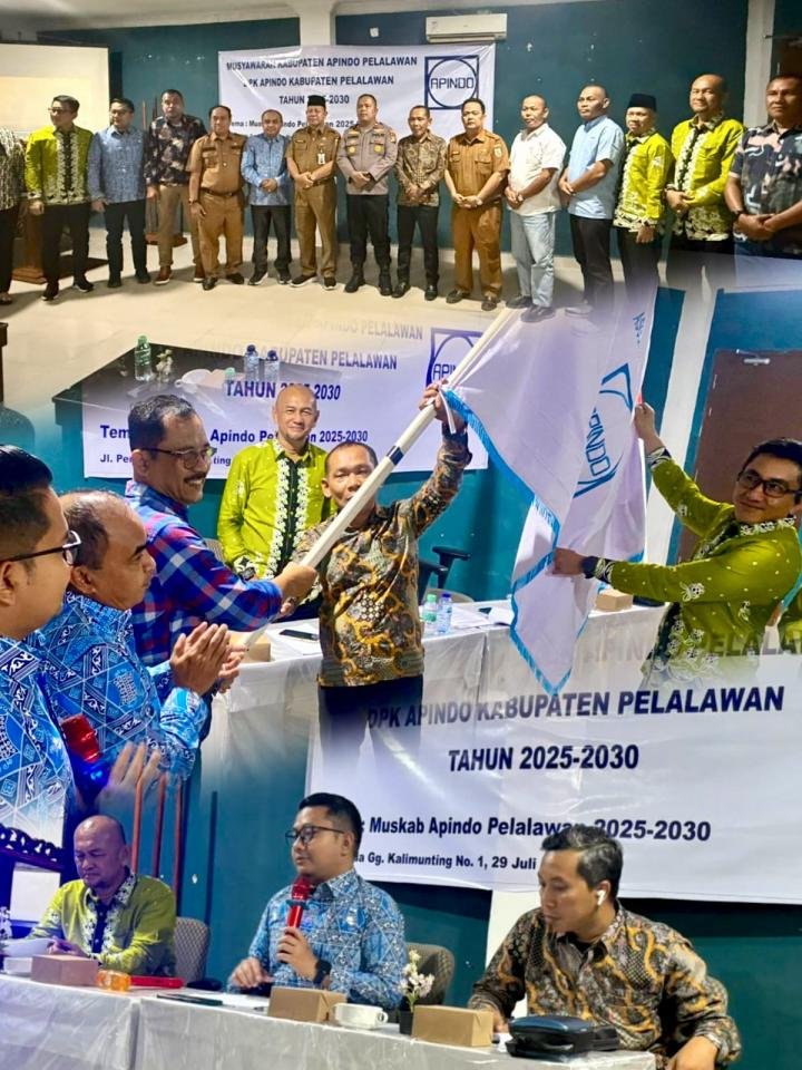 Muskab Berjalan Sukses, H Jufri Kembali Terpilih Aklamasi Pimpin Apindo Pelalawan
