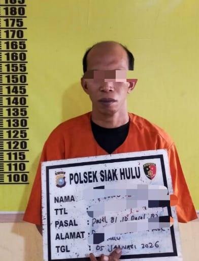 Cabuli Anak Sejak Kelas 6 SD, Ayah Tiri di Siak Hulu Ini Ditangkap