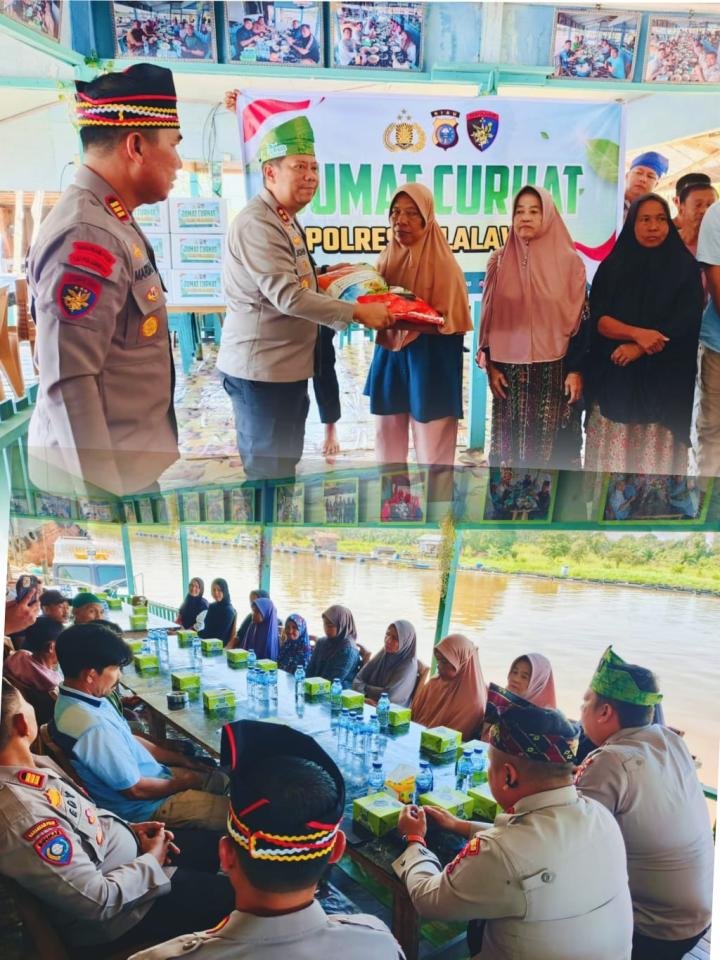 Turun ke Tepian Sungai Kampar, Kapolres Pelalawan Tampung Keluhan Warga Pesisir