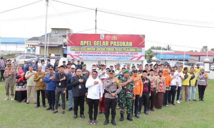 Tekan Kecelakaan Jelang Ramadan, Kapolres Pelalawan Kerahkan 96 Personel dalam Operasi Keselamatan