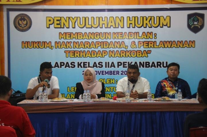 Jamin Pemenuhan Hak WBP, Lapas Pekanbaru Gelar Penyuluhan Hukum
