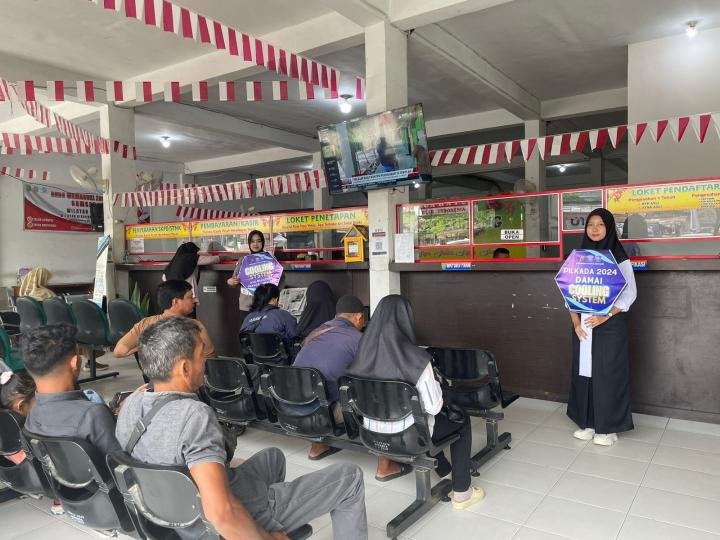 Cooling System di Samsat Kubang, Satlantas Polres Kampar Ajak Wajib Pajak Jaga Kamtibmas 