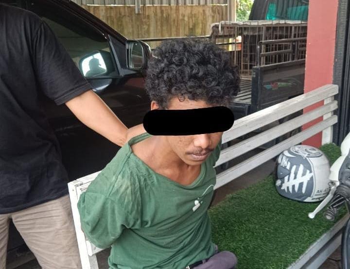 Terjebak di Lokasi Lakalantas, Pelaku Maling Motor di Kuansing Ini Ditangkap Polisi