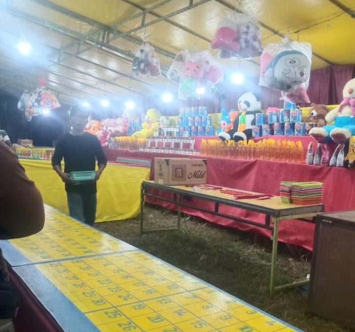 Meresahkan Warga, Diduga Judi Berkedok Bola Ketangkasan Bebas di Pasar Malam KM 7 Perawang