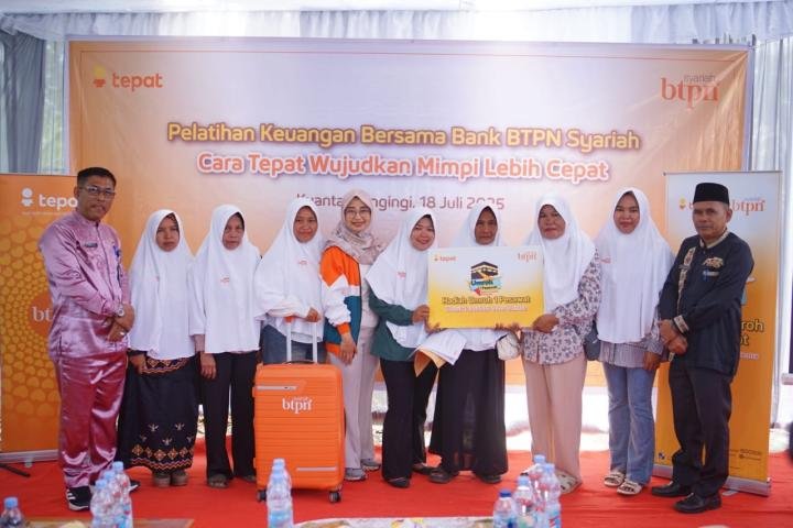 Pemkab Kuansing Apresiasi BTPN Syariah Berangkatkan 7 Warganya Umrah Gratis