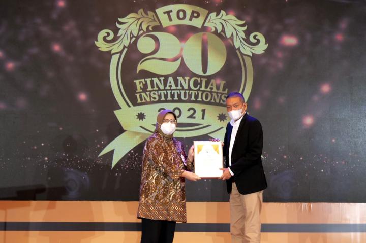 BJB Raih Predikat Top 20 Financial Institution 2021