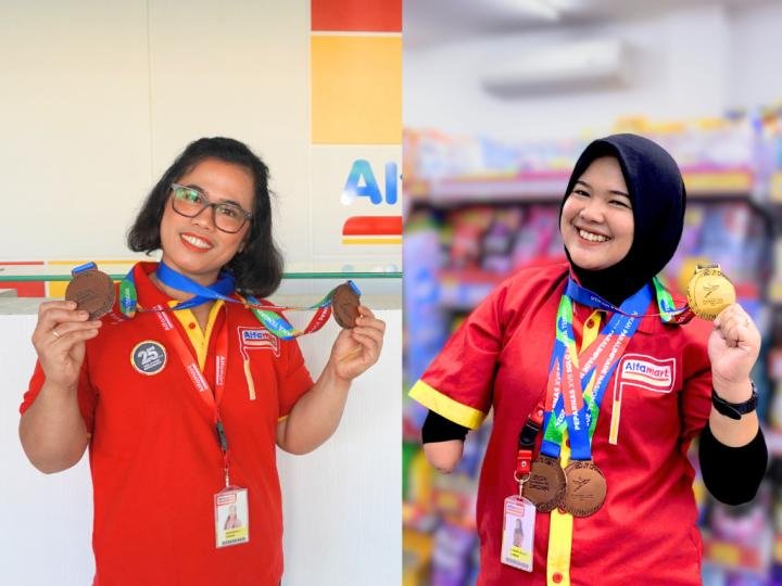 Bunga dan Meiranti, Dua Srikandi Alfamart yang Borong 5 Medali di Peparnas XVII Solo 2024