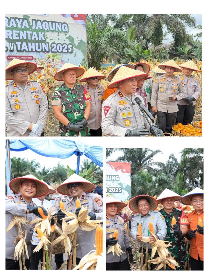 Kapolda Riau Apresiasi Kerja Keras Petani, Target Swasembada Pangan Tercapai