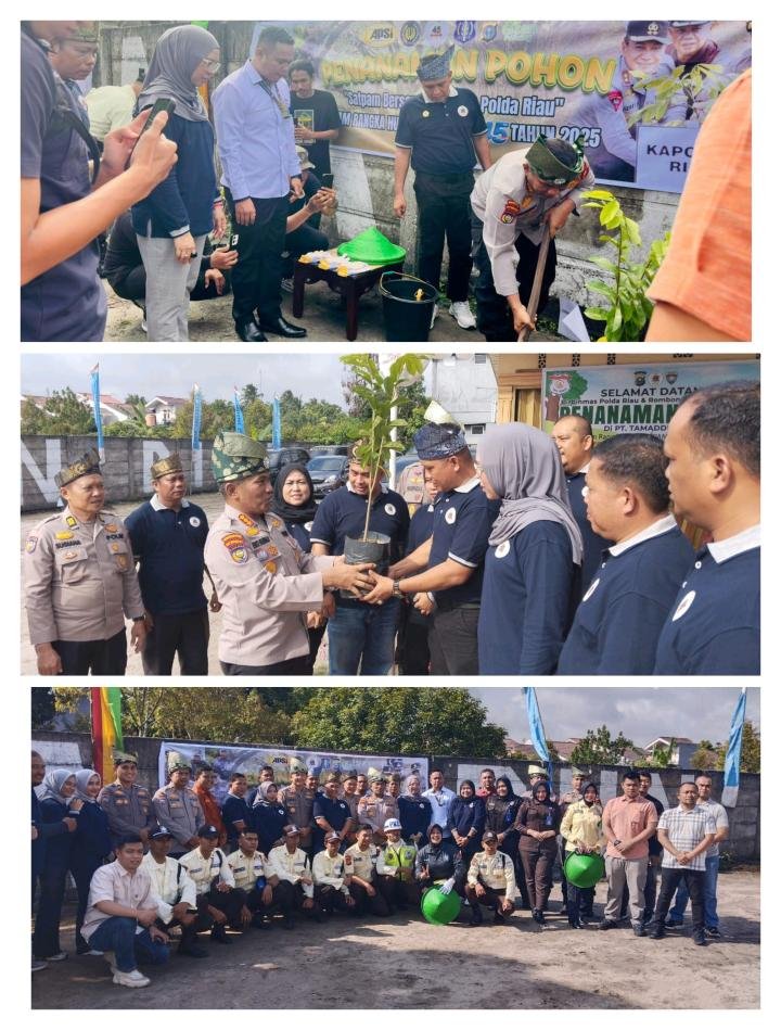 HUT ke-45 Satpam di Riau Diwarnai Aksi Peduli Lingkungan, Dir Binmas: Tingkatkan Profesionalisme