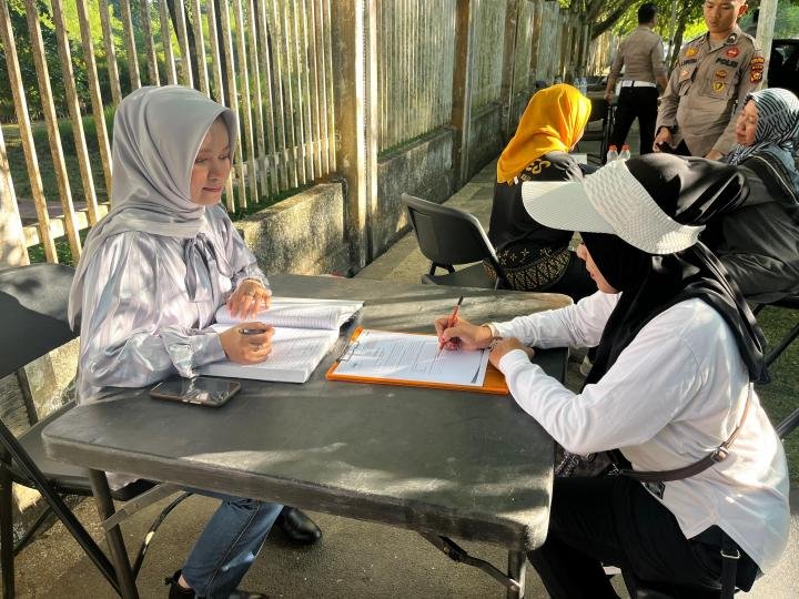 Momen Hari Bhayangkara ke-79, Satlantas Polres Rohul Gelar Pelayanan Perpanjangan SIM di CFD