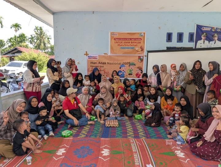 Alfamart Perkuat Cegah Stunting Lewat Edukasi Gizi di Hari Anak Nasional Lengkapi Program Satu Telur