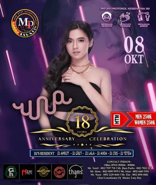 DJ Una Bakal Meriahkan Anniversary MP Club ke 18