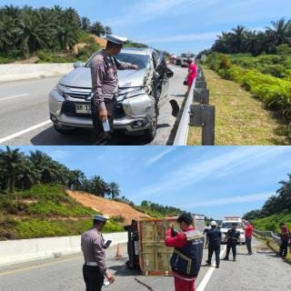 Sopir Pajero Sport Diduga Mengantuk saat Tabrak Truk Box, Dirlantas: Jangan Memaksakan Diri!