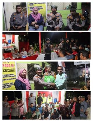 Dirbinmas Polda Riau Pantau Keaktifan Satkamling di Dumai, Serahkan Bantuan Operasional