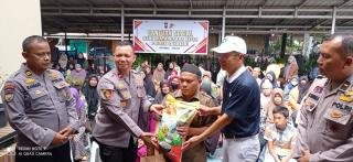 Semarakkan Hari Bhayangkara ke-79, Polsek Sukajadi Bagikan Sembako kepada 120 Masyarakat