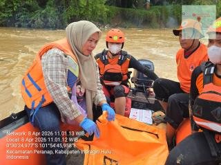 Enam Hari Dicari, Bocah 4 Tahun Ditemukan Meninggal di Sungai Batang Kuantan