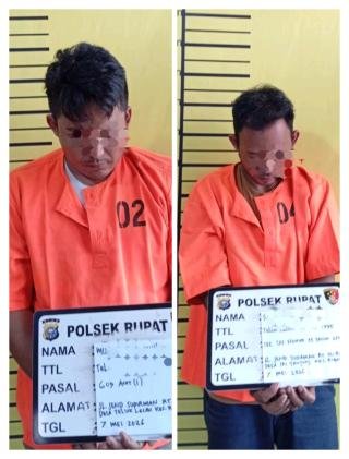 Operasi Antik, Polsek Rupat Ungkap Dua Kasus Narkoba dalam Sehari 