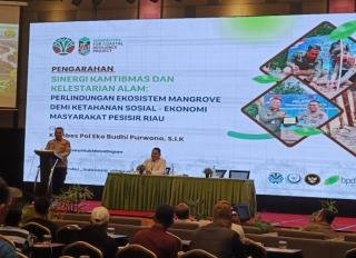 Polda Riau Gandeng M4CR, Mangrove Dijaga Ekonomi Warga Pesisir Diperkuat