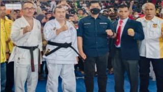 Syamsuar Puji Penyelenggaraan Kejurprov Karate Forki Riau 2022 