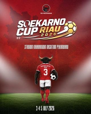 Peringati Bulan Bung Karno 2026, PDI Perjuangan Riau Selenggarakan Soekarno Cup I U-17