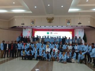 Gubernur Riau Lepas Keberangkatan Delegasi PWI Riau ke HPN Medan