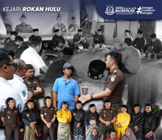 Harapan Baru Pemulihan Sosial, Kejari Rohul Wujudkan Restorative Justice Pengguna Narkoba