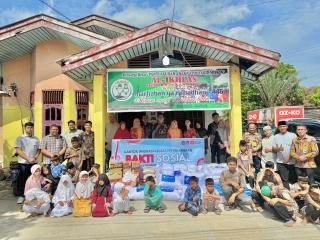 Tebar Kebahagiaan di Momen HUT ke-80 RI, Imigrasi Pekanbaru Bagikan Sembako ke Panti Asuhan