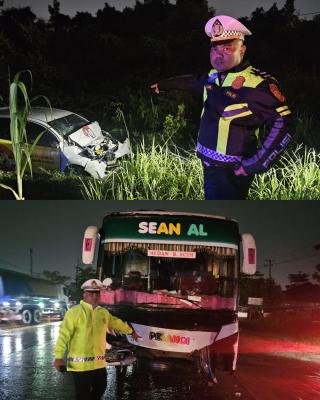 Sopir Maxim Tewas, Pengemudi Bus Pelangi Kabur Usai Tabrakan