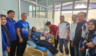 21 Kantong Terkumpul, Ketua DPC Kuansing: Ini Darah Demokrat untuk Ibu Pertiwi