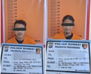 Maling AC Kantor Camat, Dua Pria Ditangkap 