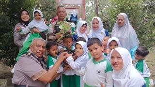 Edukasi Sejak Usia Dini, Ditlantas Polda Riau Kenalkan Lalu Lintas dan Lingkungan ke Anak TK