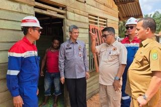 Dampingi Tim KLHK Lakukan Supervisi, Korban Pipa Minyak PHR Bocor di Rohil Bangga Dikunjungi Pemprov