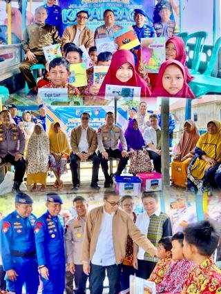 Sentuh Masyarakat Pesisir, Tim Mabes Polri Apresiasi Program JALUR Satpolairud Polres Pelalawan 
