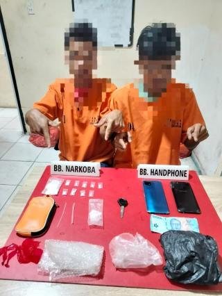 Dua Pengedar Narkoba Diringkus di Tambang, 19.85 Gram Sabu Disita