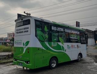 Uji Coba Bus Listrik di Pekanbaru, Wako: Utamakan Ketepatan Waktu 